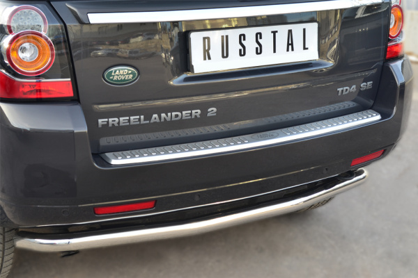 Фото Защита заднего бампера d63 (волна) LAND ROVER Freelander 2 2012-
