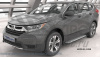 Пороги алюминиевые (Sapphire Silver) Honda CR-V (V 2017-)