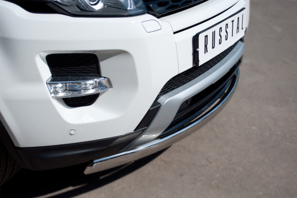 Фото Защита переднего бампера 75х42 овал LAND ROVER Range Rover Evoque Dynamic 2011-2017