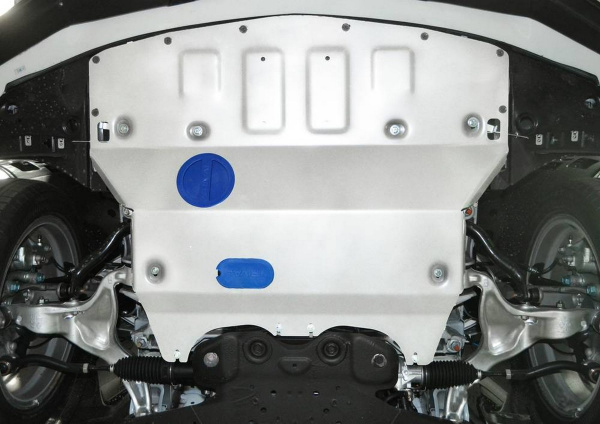 Фото Защита картера Rival для Infiniti Q50 2013-н.в., алюминий 4 мм, с крепежом, 333.2417.1