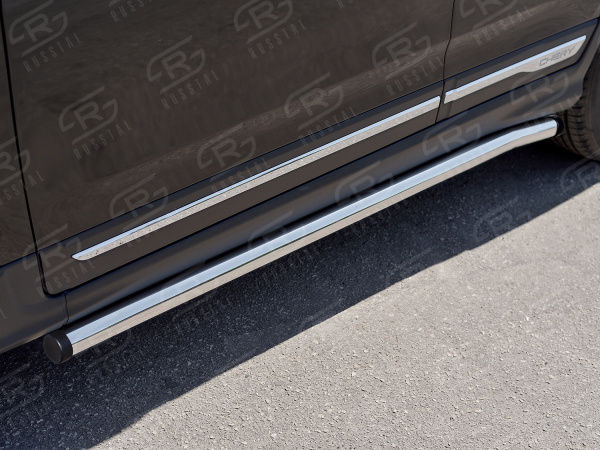 Фото Пороги труба d63 (вариант 2) CHERY TIGGO 5 2014