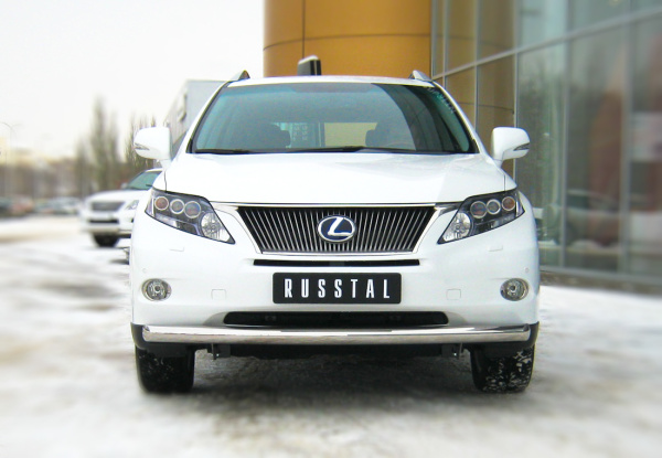 Фото Защита переднего бампера d76 (дуга) Lexus RX270/350/450 2009-2012
