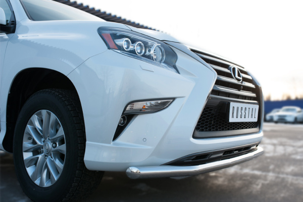Фото Защита переднего бампера d63 (секции) LEXUS GX 460 2014-