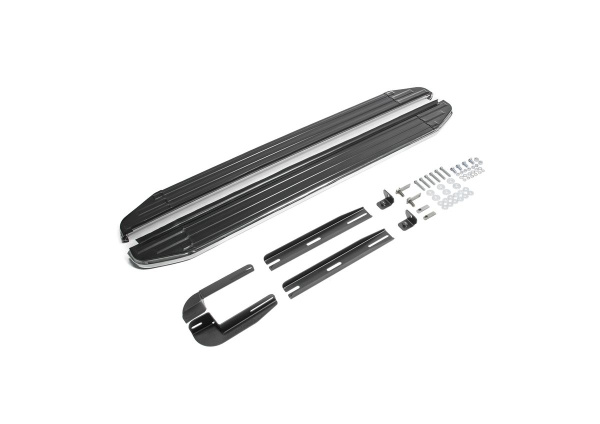 Фото Пороги алюминиевые Rival "Premium" для Volvo XC 90 2002-2006-2014