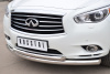 Фото Защита переднего бампера d76 (дуга) d63 (дуга) INFINITI JX35-QX60 2013-2016