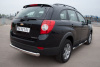 Фото Пороги труба d76 с накладками (вариант 3) CHEVROLET Captiva 2011-2013