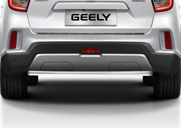Фото Защита заднего бампераd 57 Geely Emgrand X7 2018-