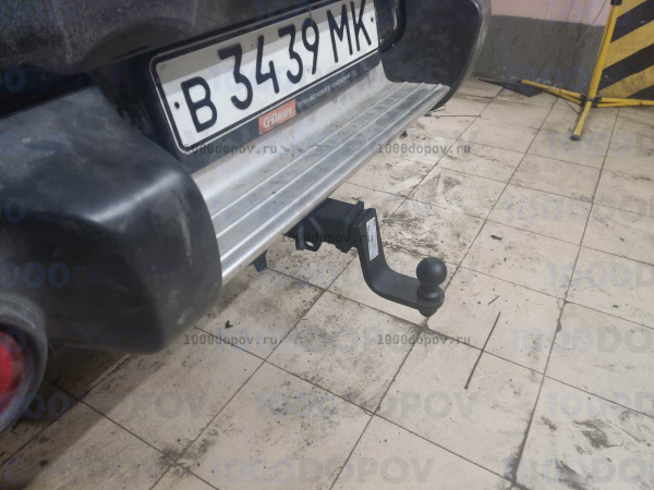 фото Фаркоп AvtoS для MITSUBISHI L-200 (в т.ч. удлин. кузов)  2006-2014 "под квадрат"