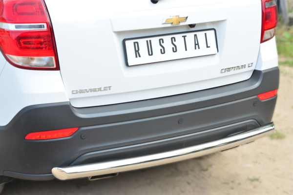 Фото Защита заднего бампера d63(дуга) CHEVROLET Captiva 2013-2016
