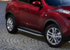 Фото Пороги алюминиевые Rival "Premium" для Nissan Juke, FWD 2010-2014-2016
