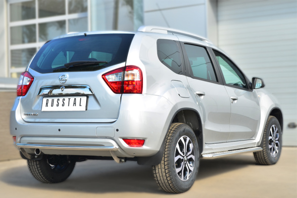 Фото Защита заднего бампера d42 (дуга) NISSAN Terrano 2014-