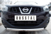 Защита переднего бампера d76 NISSAN Qashqai 2010-2013