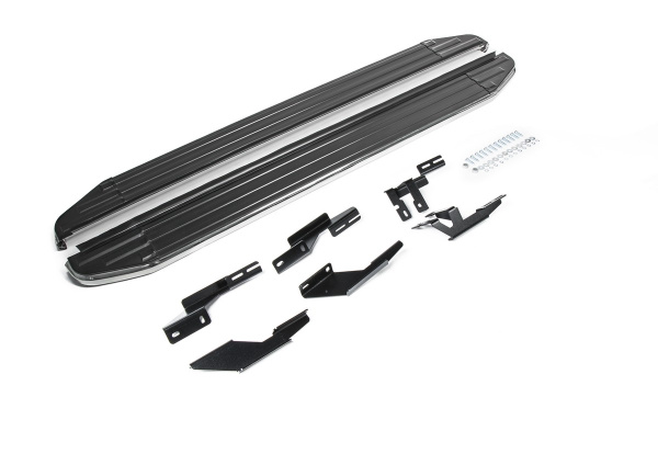 Фото Пороги алюминиевые Rival "Premium" для Lifan MyWay 2017-