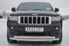 Защита переднего бампера 75х42/75х42 овалы JEEP Grand Cherokee 2012