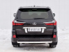 Защита заднего бампера d63 дуга LEXUS LX450d-LX570 2015 (кроме F-Sport)