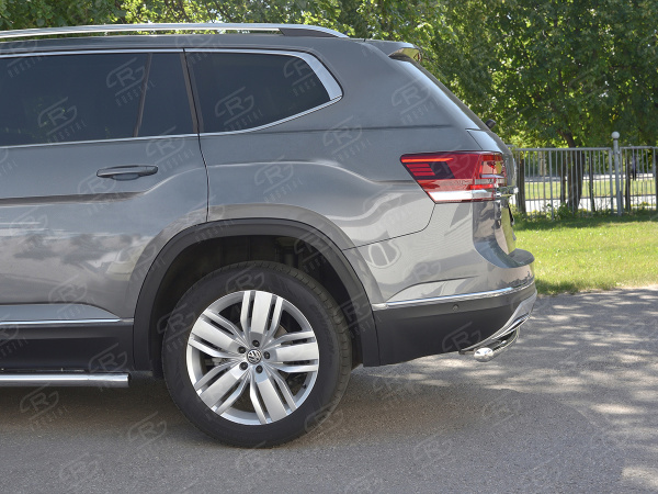Фото Защита заднего бампера d63 дуга VOLKSWAGEN TERAMONT 2017-