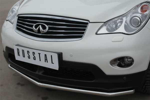 Фото Защита переднего бампера d42 (секции) INFINITI QX 50 2014-2016