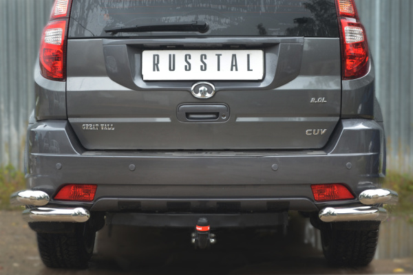 Фото Защита заднего бампера уголки d63/d63 GREAT WALL HOVER H3 2010-2013