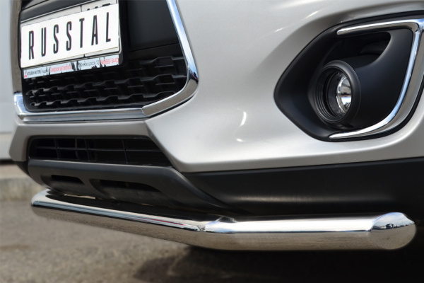 Фото Защита переднего бампера d63 (секции) MITSUBISHI ASX 2012-2016