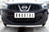 Защита переднего бампера d63 (дуга) NISSAN Qashqai 2010-2013