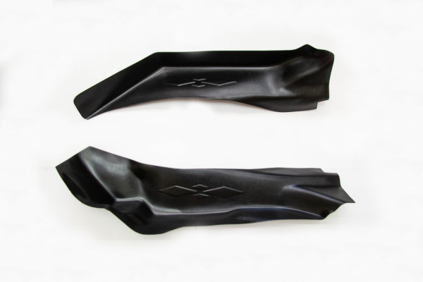 Фото Накладки ковролина Рено Каптюр | Renault Kaptur (2 шт.) центральные туннель АртФорм с 2016 г.в.