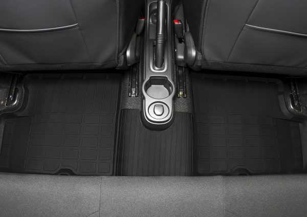 Коврики салона литьевые Rival для Nissan Terrano 5-дв. 2WD 2016-2017/4WD 2014-2016 2016-2017/Renault Duster 5-дв. 4WD 2010-2015, резина, с крепежом, с перемычкой, 5 шт., 64701002