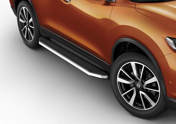 Фото Порог-площадка "Premium" Nissan X-Trail 2013-2018-