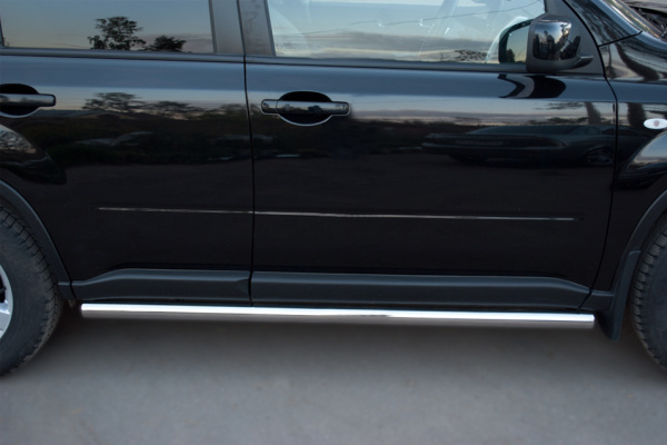 Фото Пороги труба d63 (вариант 3) NISSAN X-Trail 2011-2014