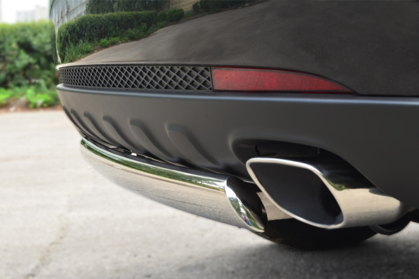 Фото Защита заднего бампера 75х42 (дуга) SSANG ACTYON 2010-2013