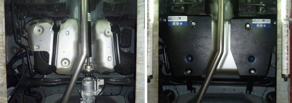 Фото Защита топливного бака Автоброня для Opel Mokka, V -1,4; 1,8 2012-