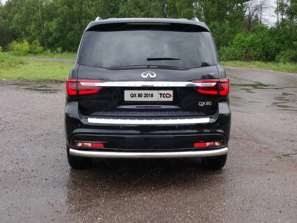 Фото Защита задняя 76,1 мм для Infiniti QX 80 2018-