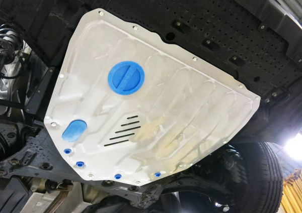 Фото Защита картера и КПП Rival для Suzuki SX4 2013-2016, алюминий 4 мм, с крепежом, 333.5511.1