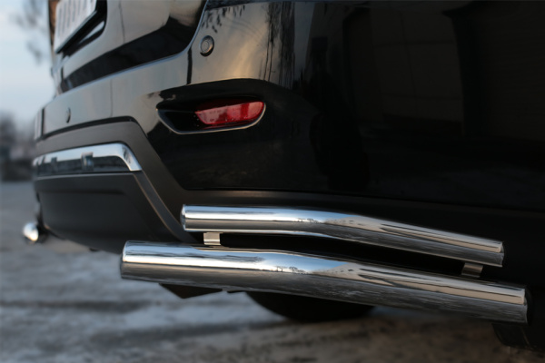 Фото Защита заднего бампера уголки d63 (секции) d42 (секции) NISSAN Pathfinder 2014-