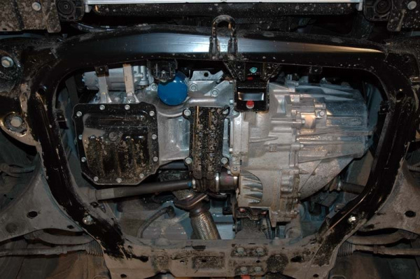 Фото Защита Альфеко для картера двигателя и кпп Hyundai Elantra MD V-все (2011-02.2014)