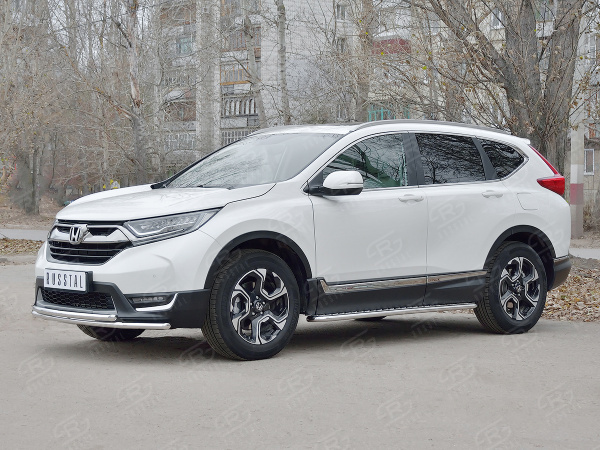 Фото Защита переднего бампера d42 секции-d42 дуга HONDA CR-V 2017-