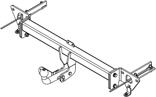 Фаркоп AvtoS для Chery Tiggo 8 Pro I (2021-)
