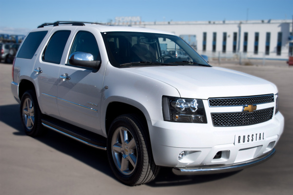 Фото Защита переднего бампера d76 CHEVROLET Tahoe 2012-2014
