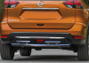 Фото Защита заднего бампера d57+d42  Nissan X-Trail 2018-