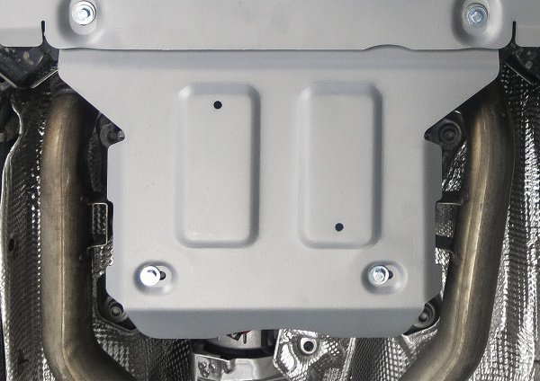 Фото Защита РК Rival для Audi A7 2018-н.в., алюминий 4 мм, с крепежом, 333.0344.1