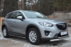 Фото Защита порогов 75х42 с проступью MAZDA CX-5 2011-2016