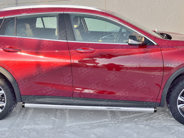 Фото Пороги труба d63 (вариант 2) INFINITI QX30 2016