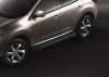 Фото Пороги алюминиевые Rival "Black" для Nissan Murano 2009-2016