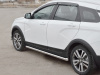 Фото Пороги труба d63 (вариант 1) LADA VESTA SW CROSS 2017-