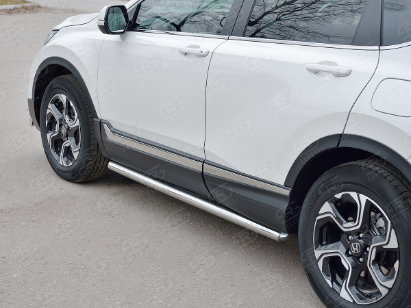 Фото Пороги труба d63 (вариант 3) HONDA CR-V 2017-