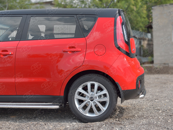 Фото Защита заднего бампера d63 дуга KIA SOUL 2017-