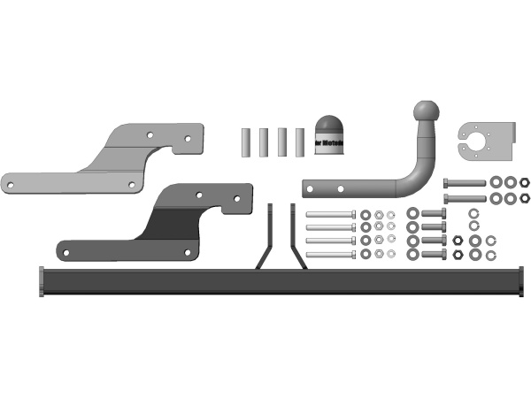 фото Фаркоп Мотодор для Renault Logan I (2004-2013)