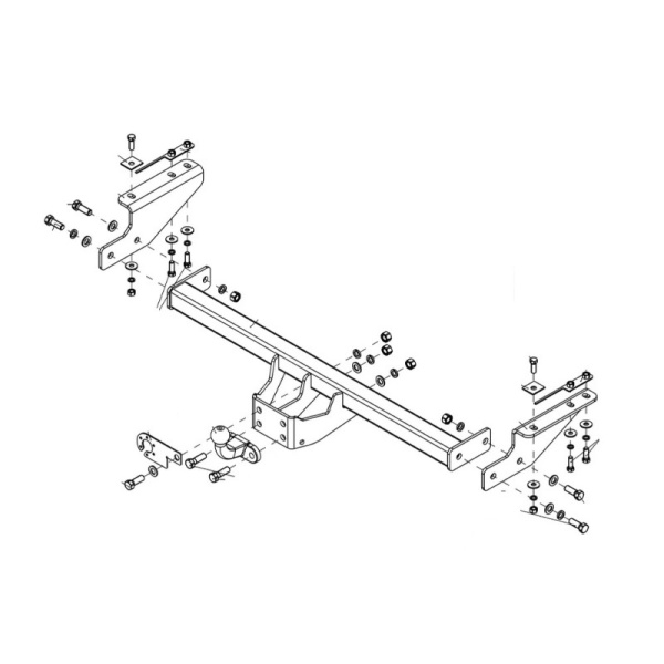 фото Фаркоп AvtoS для JAC T9 I (2024-)