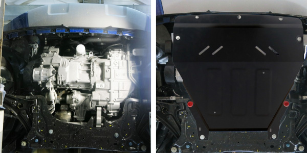 Фото Защита картера и КПП АвтоБРОНЯ для Ford Ecosport 2018-н.в.