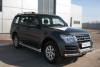 Фото Защита переднего бампера d76 (дуга) d76х2 (дуга)+клыки MITSUBISHI Pajero 4 2014-