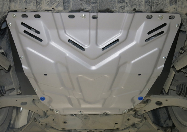 Фото Защита картера и КПП Rival для Ford Focus 2005-2011, алюминий 4 мм, с крепежом, 333.1850.1